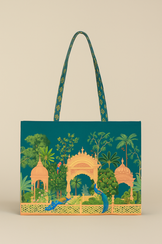 MOGUL PRINT TOTE BAG