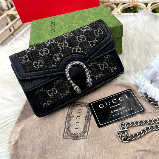 GUCCI Dionysus Mini GG  Leather Materia